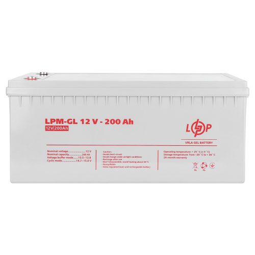 Комплект резервного живлення LP (LogicPower) ДБЖ + гелева батарея (UPS B1500 + АКБ GL 2400W)