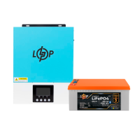 Комплект резервного живлення LogicPower W3000 + літієва (LiFePO4) батарея 5888Wh