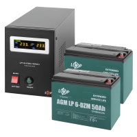 Комплект резервного питания LP (LogicPower) ИБП + DZM батарея (UPS B1500 + АКБ DZM 1300W)