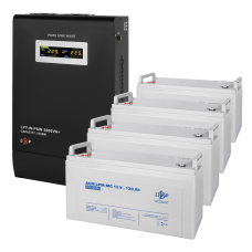 Комплект резервного живлення LP (LogicPower) ДБЖ + мультигелева батарея (UPS W3000 + АКБ MG 6600W)