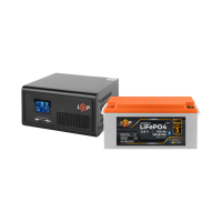 Комплект резервного живлення LP(LogicPower) ДБЖ + літієва (LiFePO4) батарея (UPS В1500 + АКБ LiFePO4 2048W)