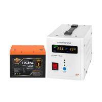 Комплект резервного живлення LogicPower B500 + літієва (LiFePO4) батарея 640 Wh