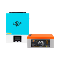 Комплект резервного живлення LP(LogicPower) ДБЖ + літієва (LiFePO4) батарея (UPS W3000 + АКБ LiFePO4 5888W)