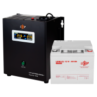 Комплект резервного живлення для котла LP (LogicPower) ДБЖ + гелева батарея (UPS W500 + АКБ GL 520W)