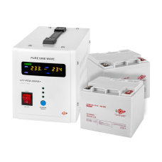 КРП LogicPower КРП LogicPower 800 + гелева батарея 1080 Ватт (UPS 800+ АКБ GL 1080W)