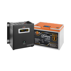 Комплект резервного живлення LP (LogicPower) ДБЖ + літієва (LiFePO4) батарея (UPS W500+ АКБ LiFePO4 1280Wh)