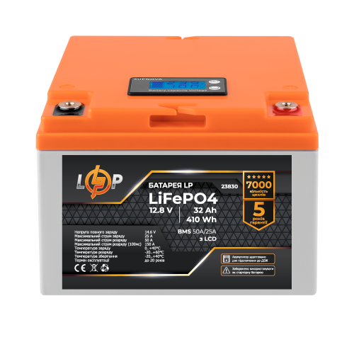 Комплект резервного живлення LP (LogicPower) ДБЖ + літієва (LiFePO4) батарея (UPS В500+ АКБ LiFePO4 410W)