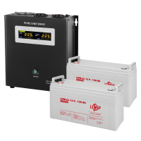 Комплект резервного питания LP (LogicPower) ИБП + гелевая батарея (UPS W1500 + АКБ GL 3300W)