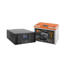 Комплект резервного живлення LP (LogicPower) ДБЖ + літієва (LiFePO4) батарея (UPS B1500+ АКБ LiFePO4 819W)