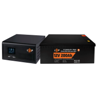 Комплект резервного питания LP (LogicPower) ИБП + литиевая (LiFePO4) батарея (UPS 1000VA + АКБ LiFePO4 2560W)