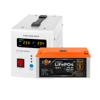 Комплект резервного питания LP (LogicPower) ИБП + литиевая (LiFePO4) батарея (UPS B800 + АКБ LiFePO4 1792W)