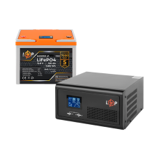 Комплект резервного питания LogicPower B1500 + литиевая (LiFePO4) батарея 1280Wh
