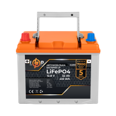 Автомобільний літієвий акумулятор LiFePO4 12V - 32 Ah (+ зліва)