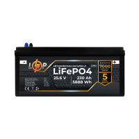 Аккумулятор для автомобиля литиевый LP LiFePO4 24V - 230 Ah (+ справа)