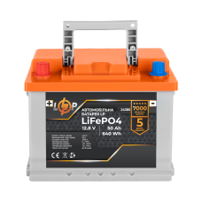 Автомобільний літієвий акумулятор LP LiFePO4 (+ зліва) 12V - 50 Ah