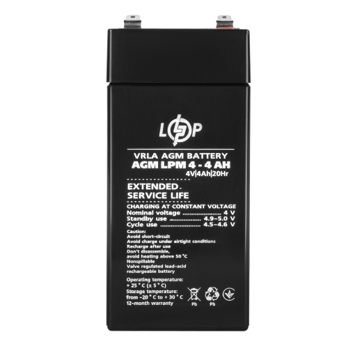Акумулятор AGM LPM 4V - 4 Ah