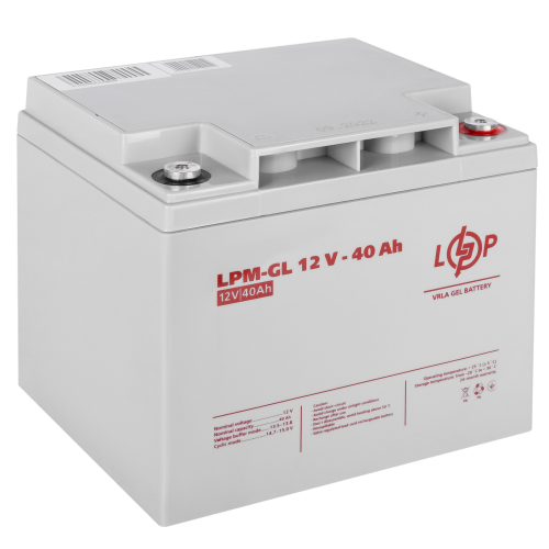 Акумулятор гелевий LPM-GL 12V - 40 Ah