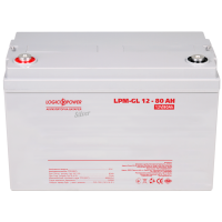 Аккумулятор гелевый LP-GL 12V - 80 Ah Silver