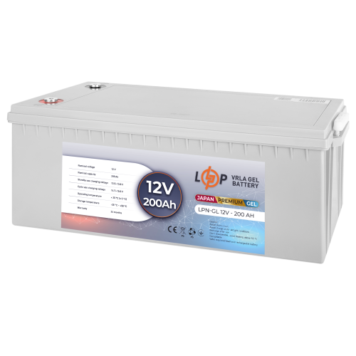 Акумулятор гелевий LPN-GL 12V - 200 Ah