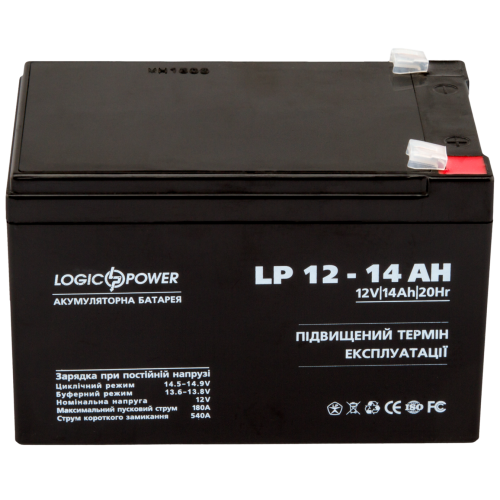 Акумулятор AGM LP 12V - 14 Ah Silver
