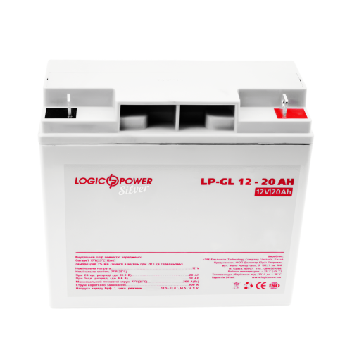Акумулятор гелевий LP-GL 12V - 20 Ah Silver