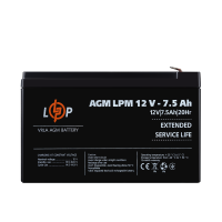 Акумулятор AGM LPM 12V - 7.5 Ah