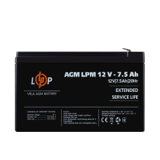 Акумулятор AGM LPM 12V - 7.5 Ah