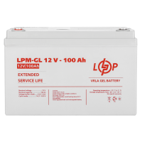 Аккумулятор гелевый LPM-GL 12V - 100 Ah