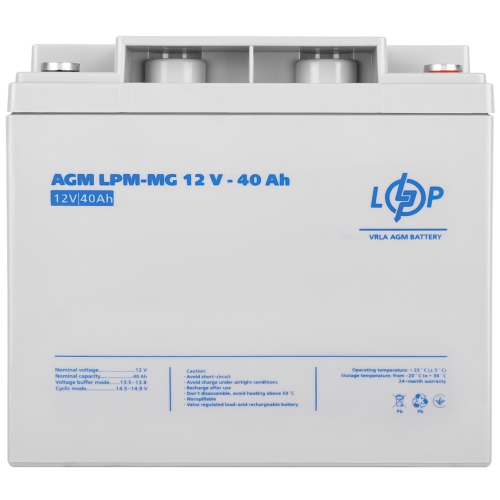 Акумулятор мультигелевий LPM-MG 12V - 40 Ah