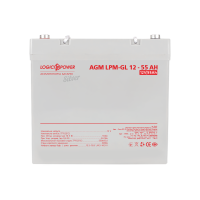 Аккумулятор гелевый LP-GL 12V - 55 Ah Silver