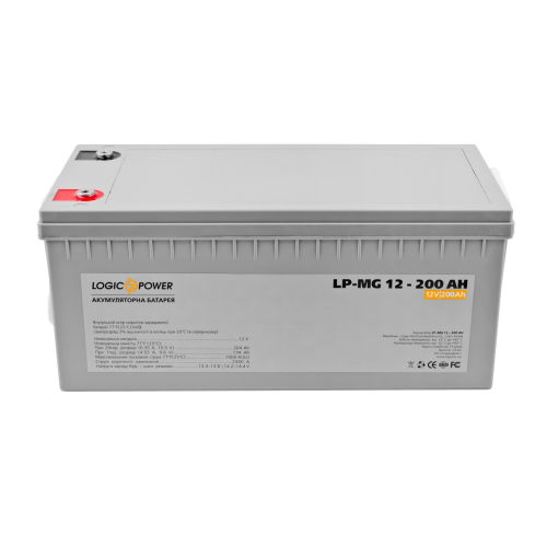 Акумулятор мультигелевий LP-MG 12V - 200 Ah Silver