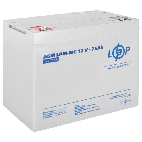 Акумулятор мультигелевий LPM-MG 12V - 75 Ah