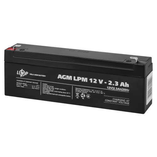 Акумулятор AGM LPM 12V - 2.3 Ah