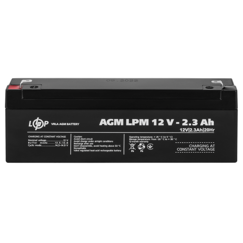 Акумулятор AGM LPM 12V - 2.3 Ah