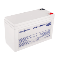 Аккумулятор мультигелевый LP-MG 12V - 7.2 Ah Silver