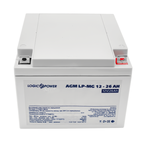 Акумулятор мультигелевий LP-MG 12V - 26 Ah Silver