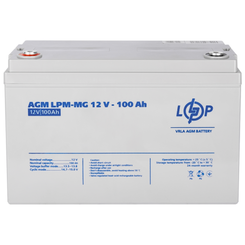 Акумулятор мультигелевий LPM-MG 12V - 100 Ah