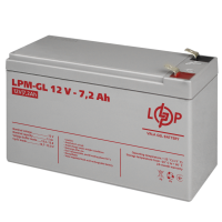 Акумулятор гелевий LPM-GL 12V - 7.2 Ah