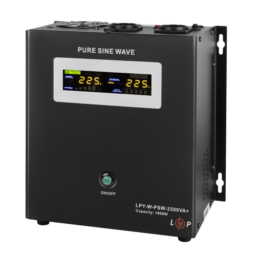 ИБП с правильной синусоидой 24V LPY-W-PSW-2500VA+(1800Вт)17A/31A для LiFePO4
