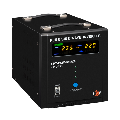 ИБП LogicPower LPY-PSW-2000VA+ (1400Вт) 10A/20A с правильной синусоидой 24V