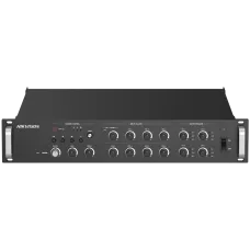 Мережевий підсилювач Hikvision DS-QAZ1A1000G1-VB4 1000 Вт на 4 зони