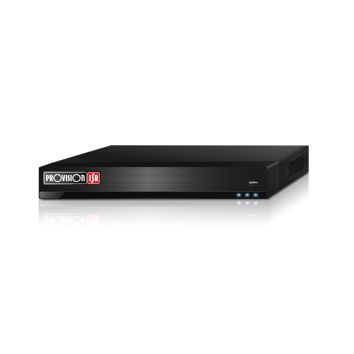 IP-видеорегистратор 16-канальный с PoE Provision-ISR NVR12-16400PFAN(1U) с распознаванием лиц для систем видеонаблюдения
