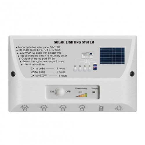 Сонячна система освітлення LWS-12W4Kit