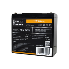 Аккумулятор LiFePO4 12.8В 18А·год 230 Вт·год Full Energy FEG-1218 для ДБЖ