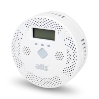 Датчик диму та чадного газу ATIS 400CO з LCD-дисплеєм і підтримкою Tuya Smart