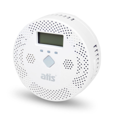 Датчик диму та чадного газу ATIS 400CO з LCD-дисплеєм і підтримкою Tuya Smart