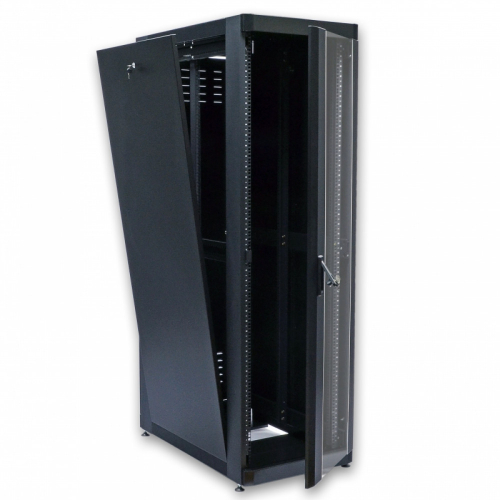 Шафа серверна CMS 42U 610 х 1055 UA-MGSE42610MB посилена для мережевого обладнання