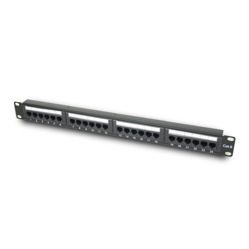 Патч-панель AXON LINK ALPP24-C6-RJ45-1U Cat 6, 24*RJ45 1U