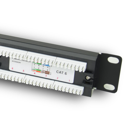 Патч-панель AXON LINK ALPP24-C6-RJ45-1U Cat 6, 24*RJ45 1U