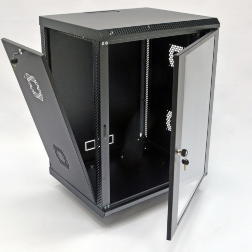 Шафа серверна CMS 15U 600 х 500 х 773 UA-MGSWA155B для мережевого обладнання